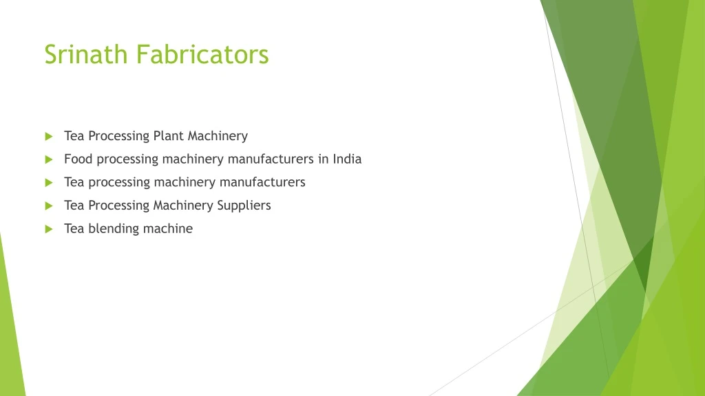 srinath fabricators