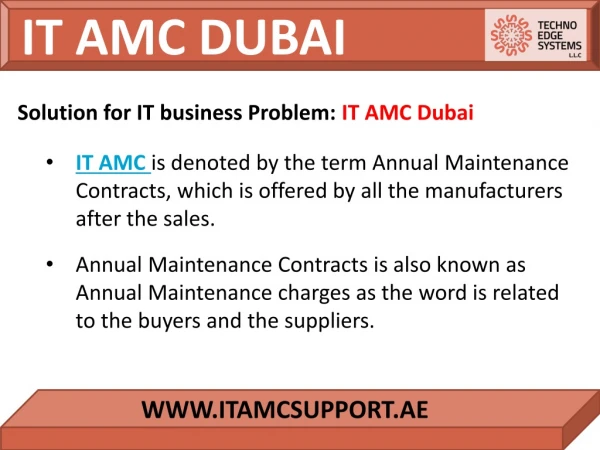 it amc dubai