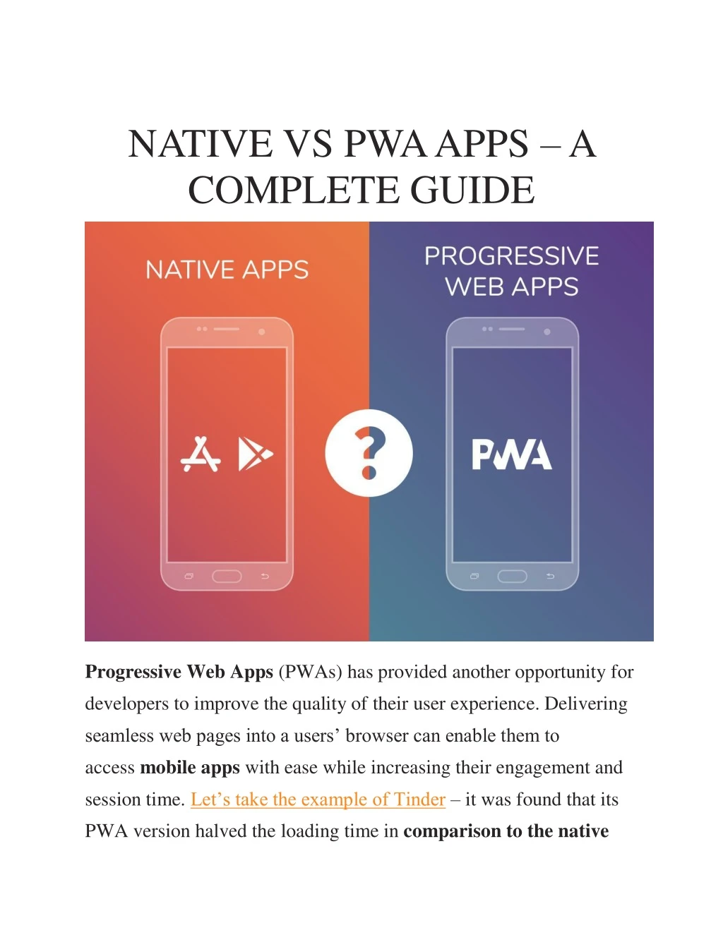 native vs pwa apps a complete guide