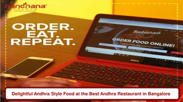 Delightful Andhra Style Food at the Best Andhra Restaurant in Bangalore