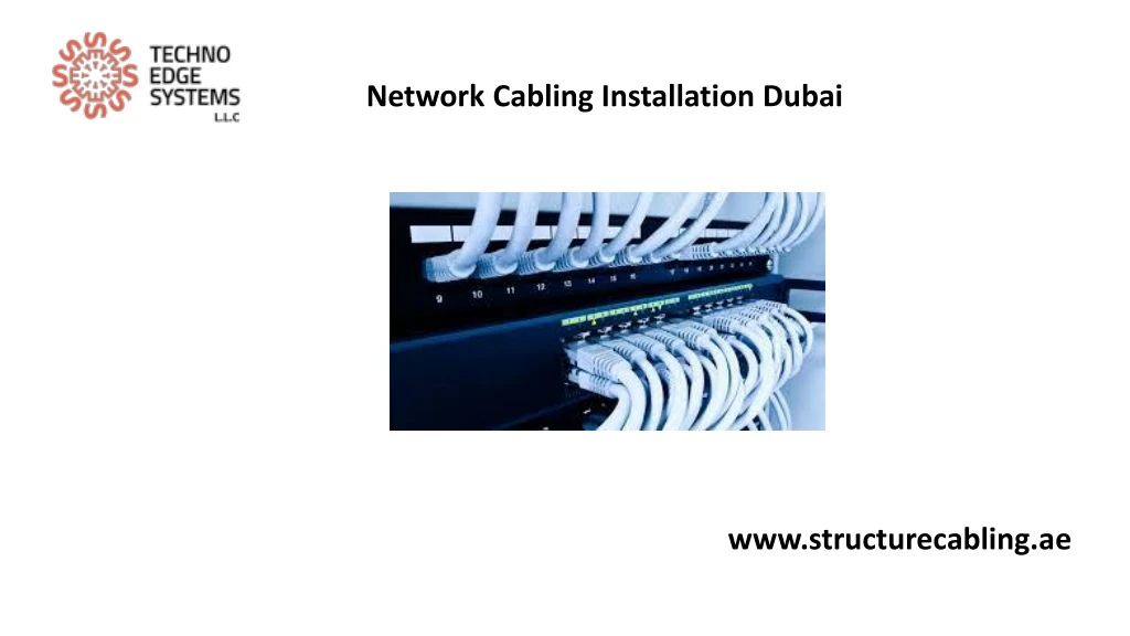 network cabling insta llation dubai