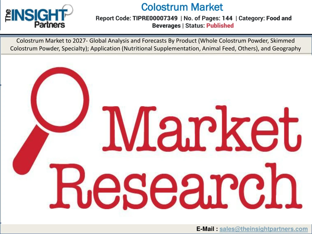 colostrum market