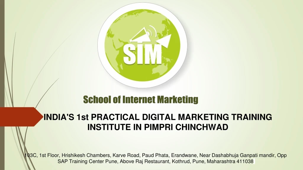 india s 1st practical digital marketing training
