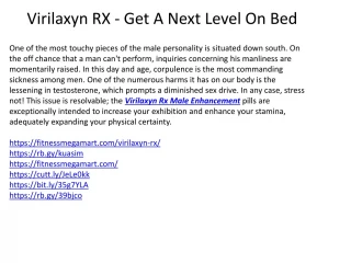 Virilaxyn RX - Satisfy Your Partner - slide 1