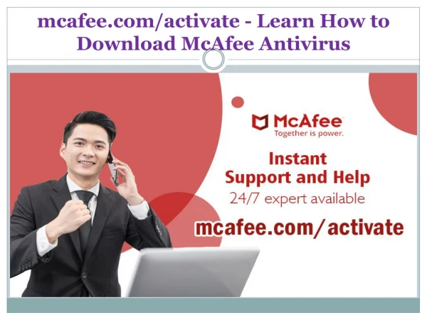 mcafee com activate learn how to download mcafee antivirus