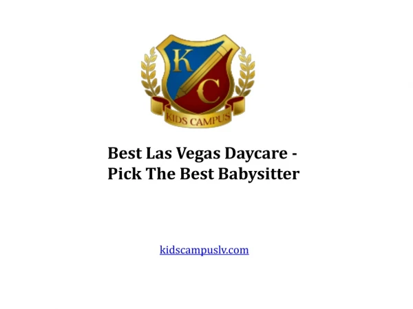 Best Las Vegas Daycare Nevada at USA