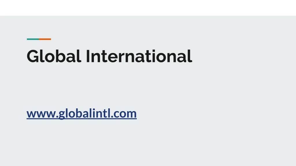 global international