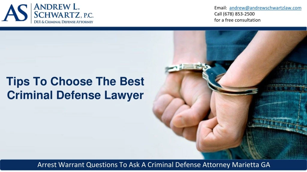 email andrew@andrewschwartzlaw com call