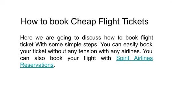 How to Book Cheap Flight Ticket