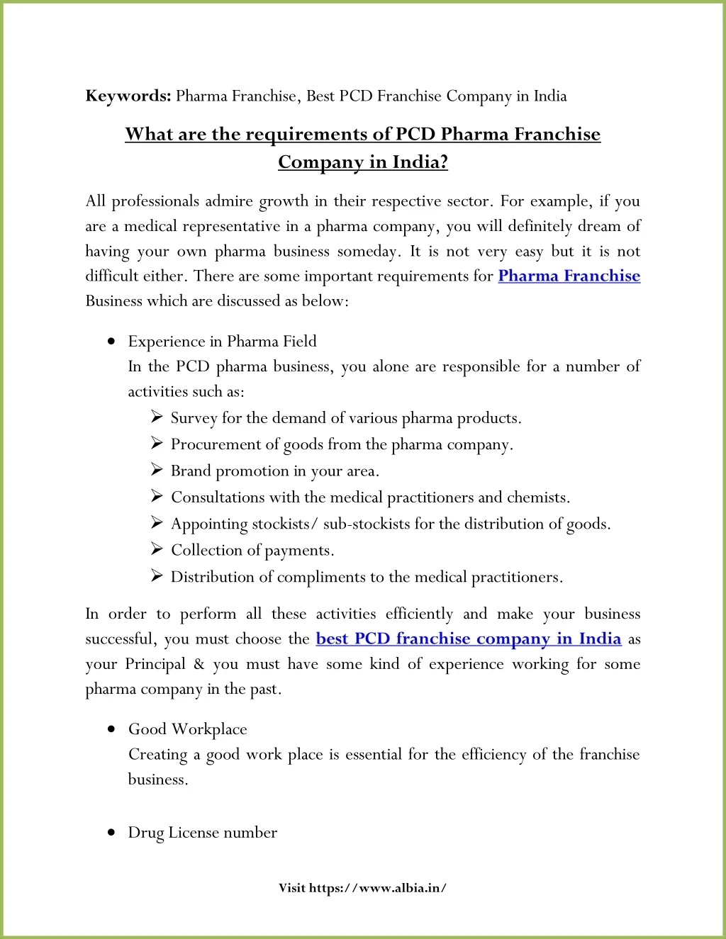 keywords pharma franchise best pcd franchise