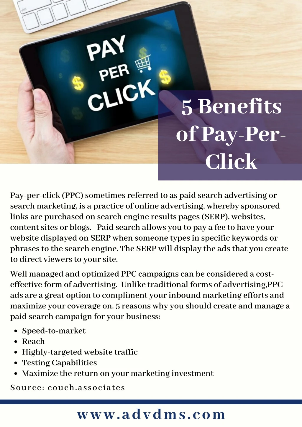5 benefits of pay per click