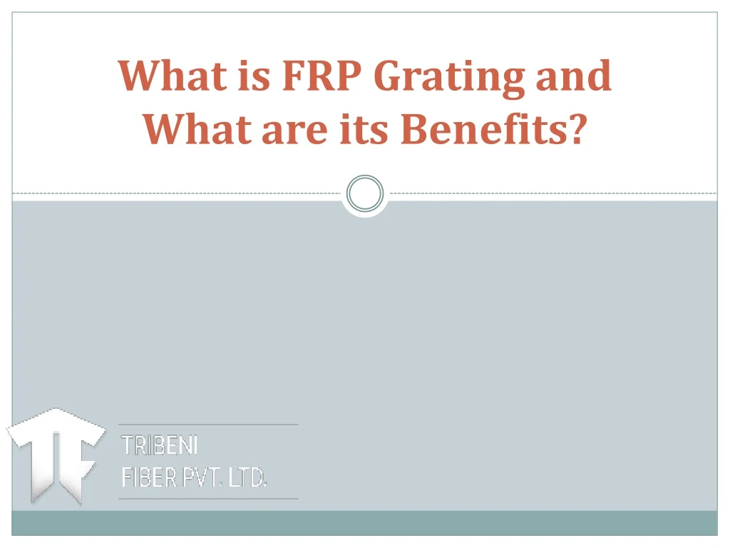 what is frp grating and what are its benefits