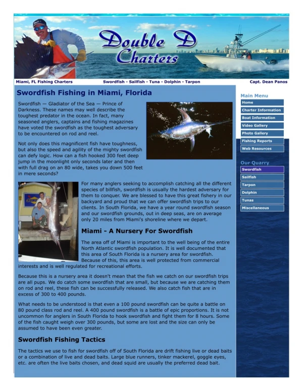miami fl fishing charters