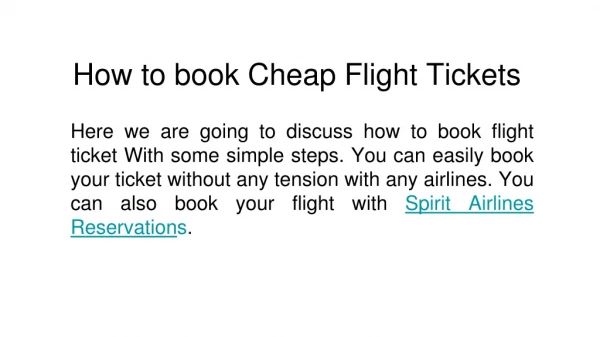 HOW TO BOOK CHEAP FLIGHT