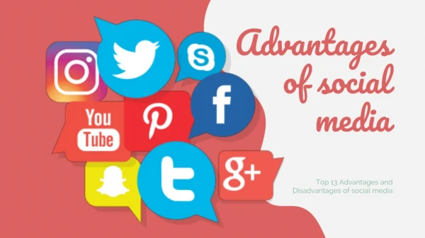 advantages of social media