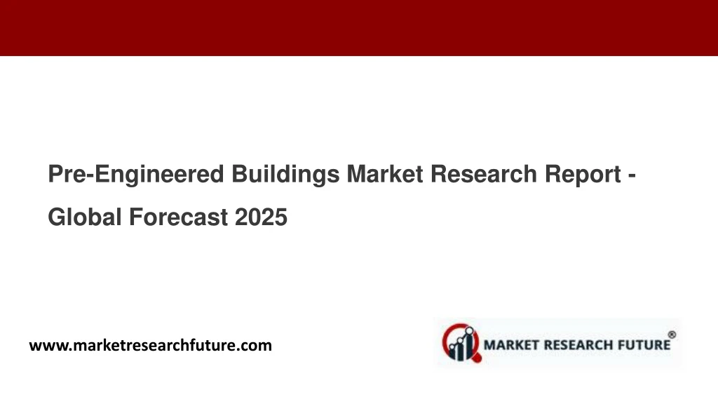 pre engineered buildings market research report