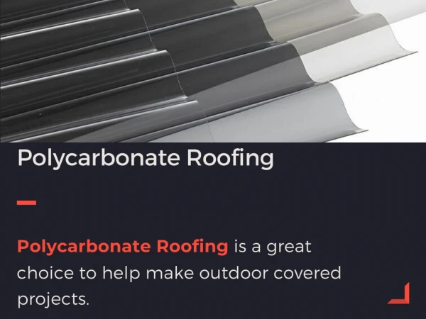 Clear Corrugated Roofing Products - Polycarbonyte Roofing