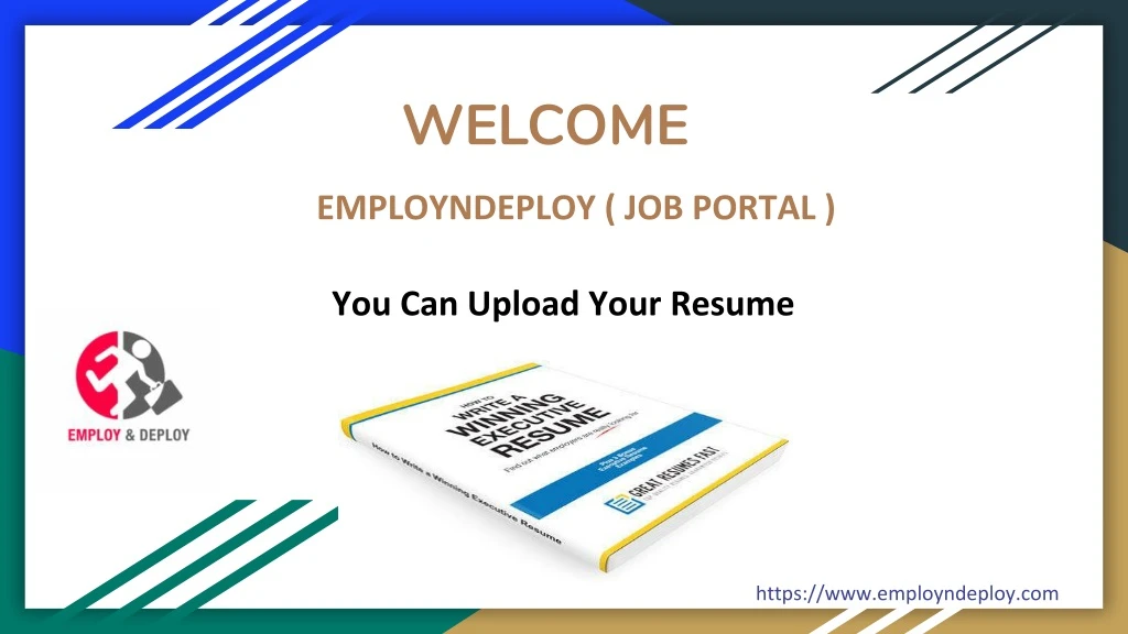 welcome employndeploy job portal