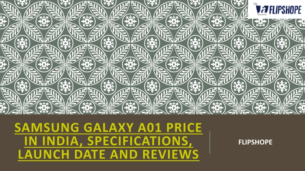 samsung galaxy a01 price in india specifications launch date and reviews