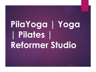 Get the best Pilates in Marlow