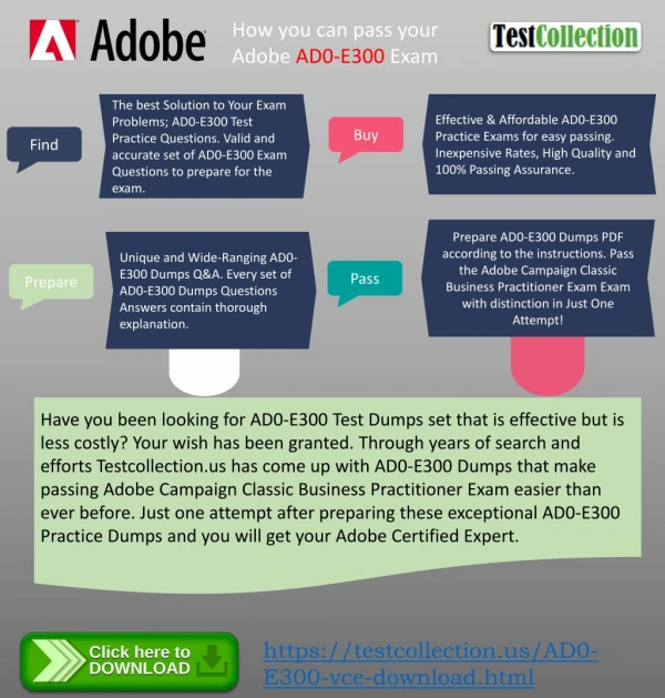 Latest Adobe AD0-E300 Practice Exam Questions | Pass AD0-E300 Test Easily