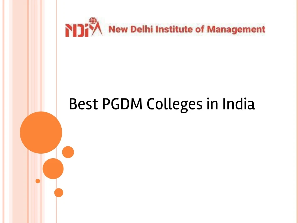 best pgdm colleges in india