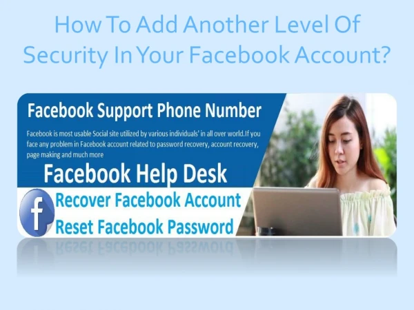 How To Add Another Level Of Security In Your Facebook Account?