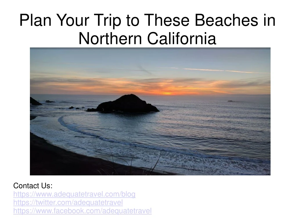 plan your trip to these beaches in northern california