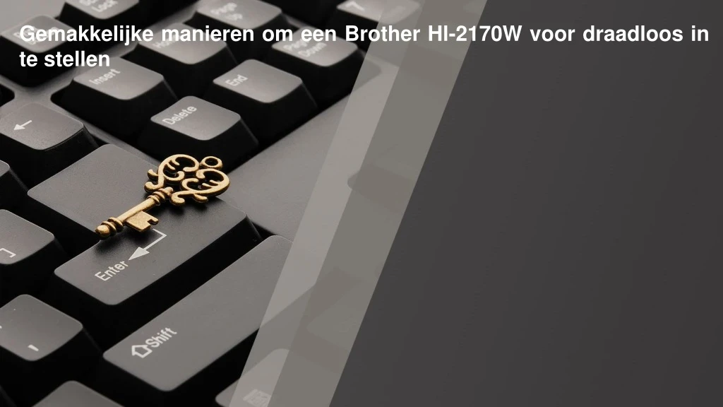 gemakkelijke manieren om een brother hl 2170w