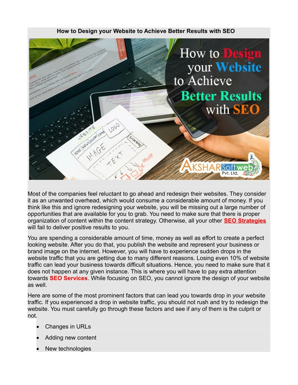 how to design your website to achieve better