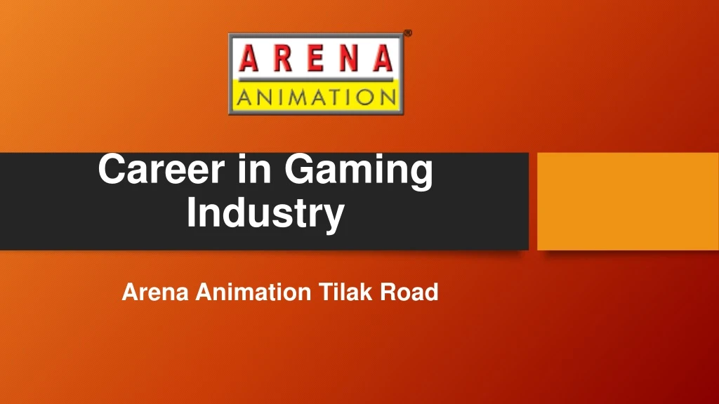 career in gaming industry