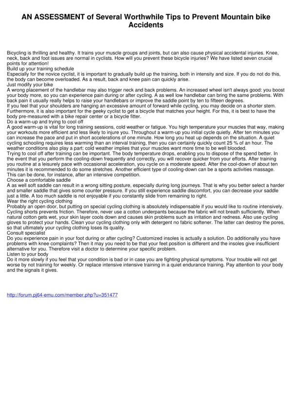 an assessment of several worthwhile tips
