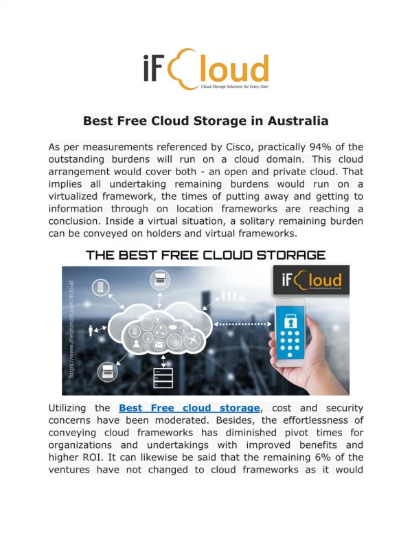 best free cloud storage in australia