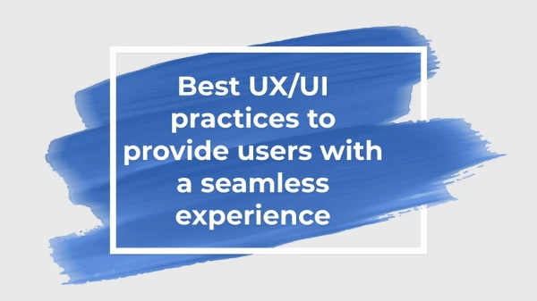What are some UI and UX design principles to keep in mind when designing a website?