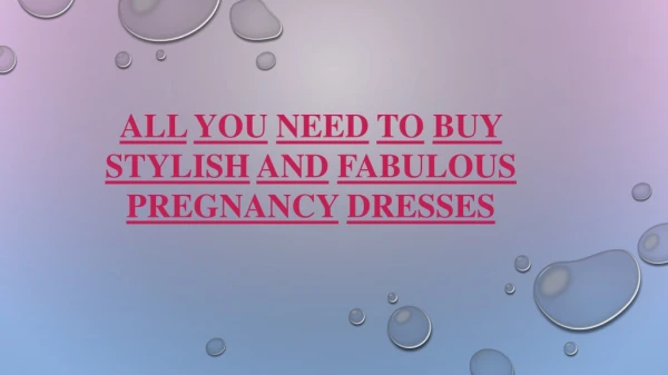 Buy Maternity Workwear Online