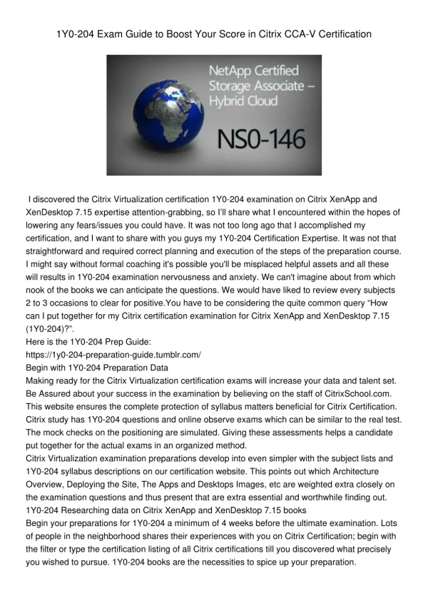 1y0 204 exam guide to boost your score in citrix