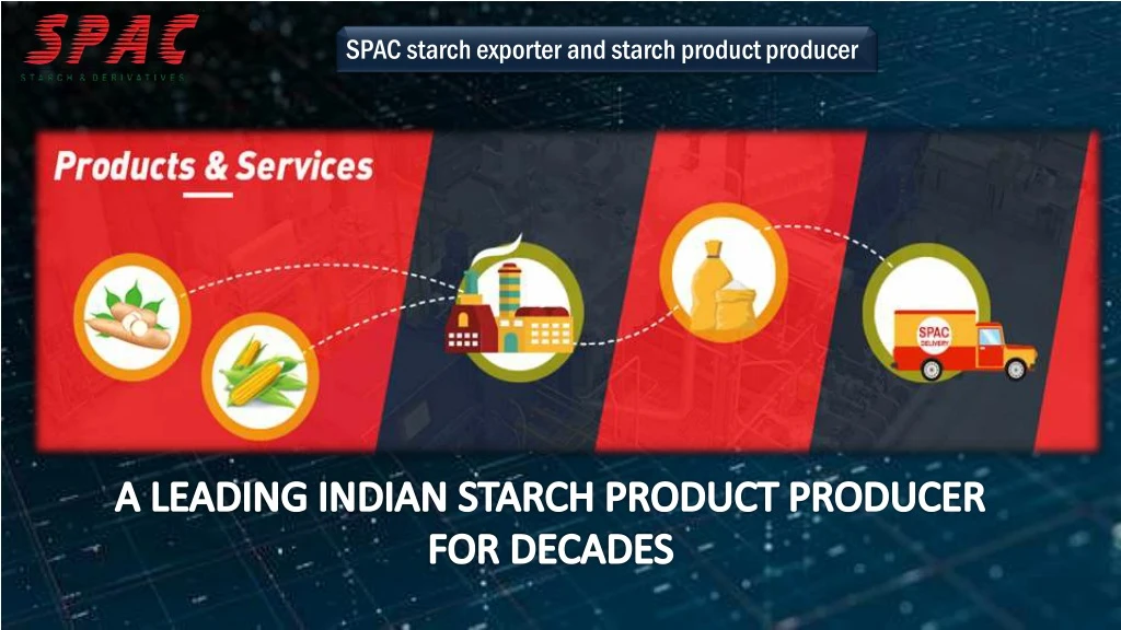 spac starch exporter and starch product producer