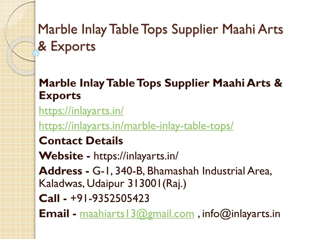 marble inlay table tops supplier maahi arts exports