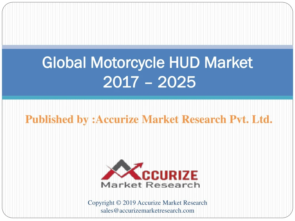 global motorcycle hud market 2017 2025