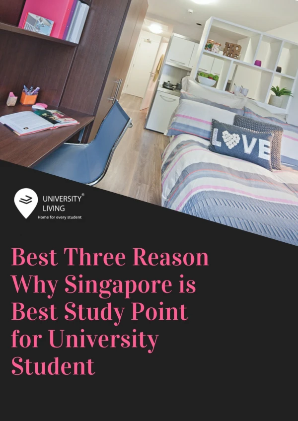Best Three Reason Why Singapore is Best Study Point for University Student