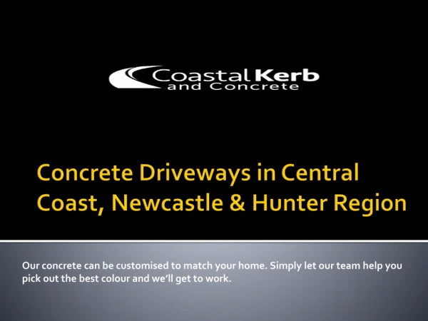 Concrete Contractor Central Coast| Newcastle | Maitland
