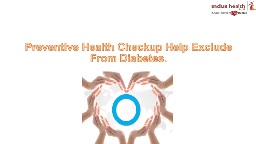 preventive health checkup help exclude from diabetes