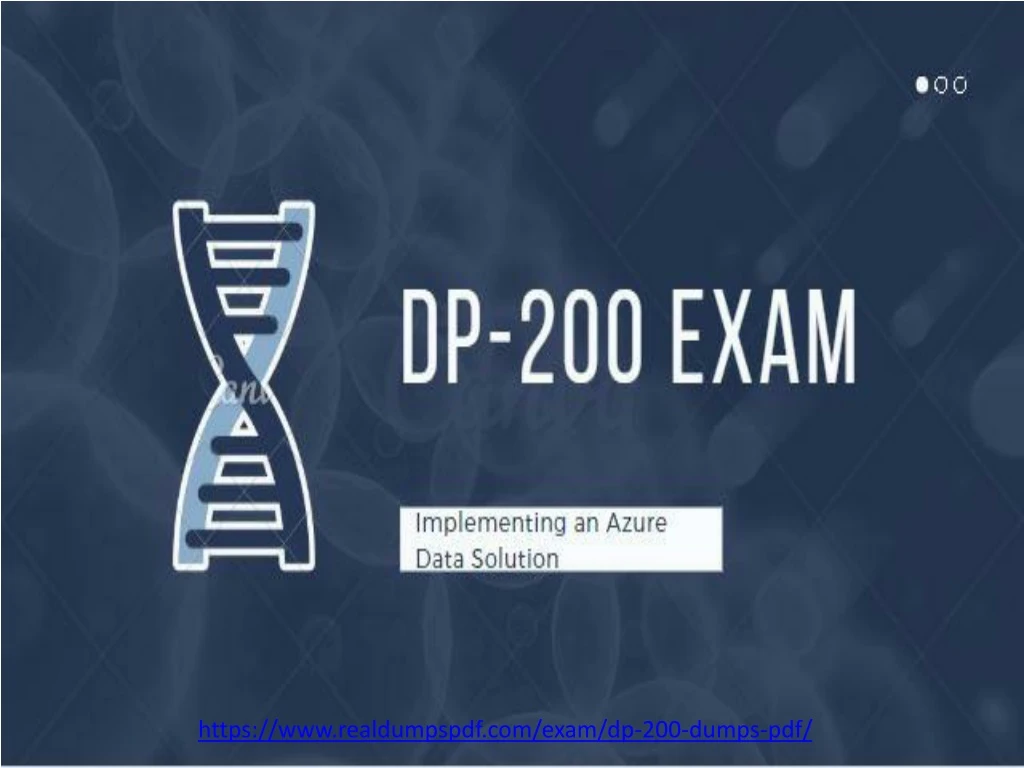https www realdumpspdf com exam dp 200 dumps pdf