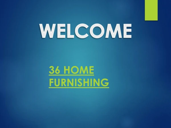 welcome
