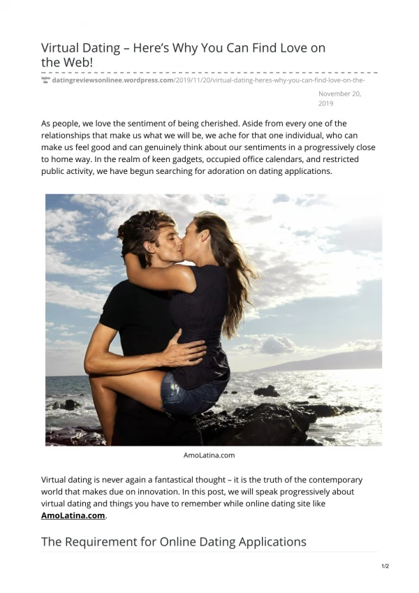 virtual dating here s why you can find love