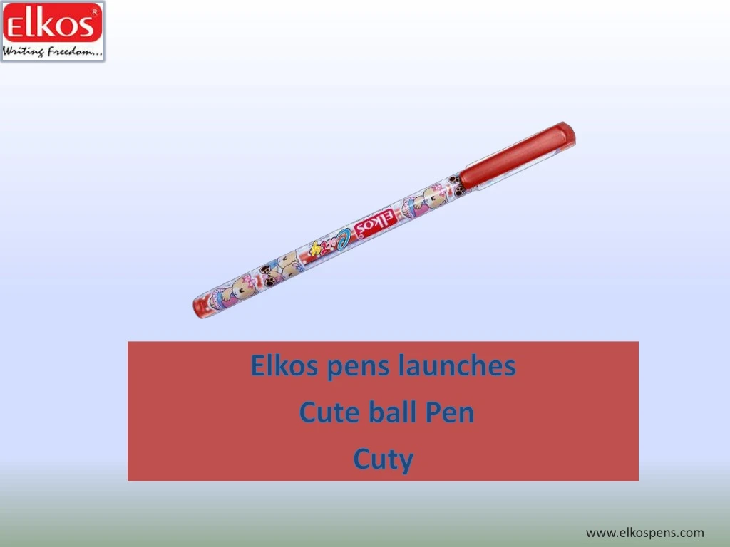 elkos pens launches cute ball pen cuty