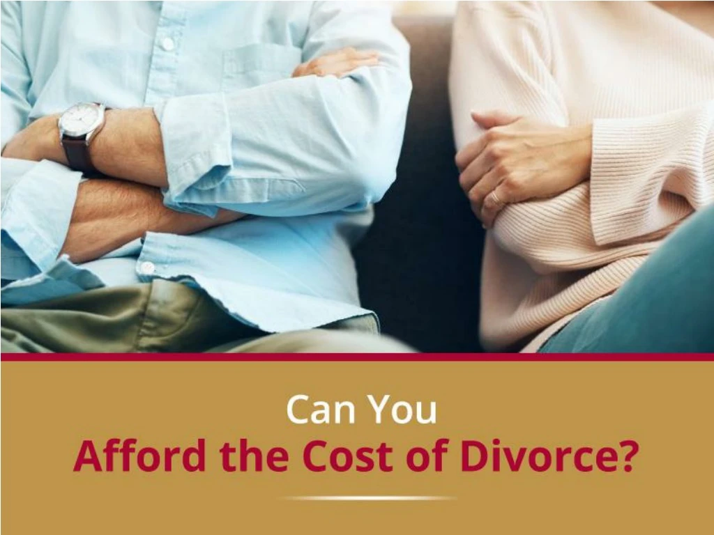 can you afford the cost of divorce