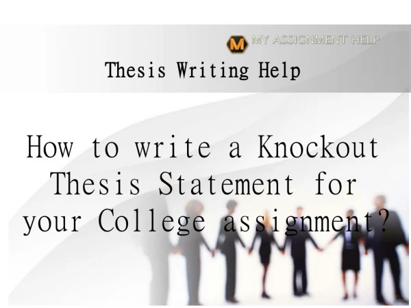 Thesis Help | Online Thesis Writing Help Service Singapore