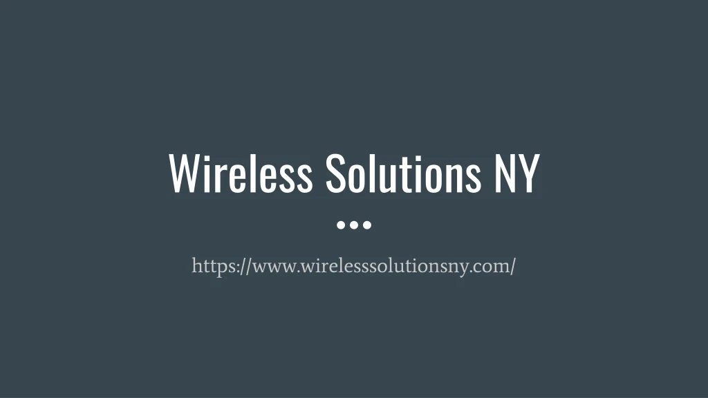 wireless solutions ny