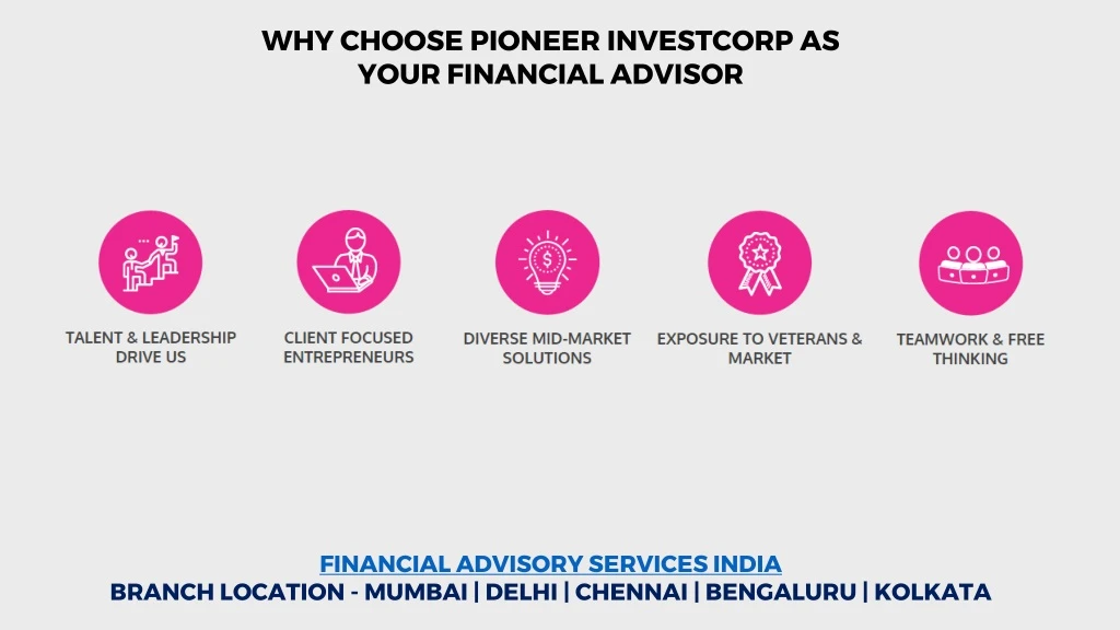 why choose pioneer investcorp as your financial
